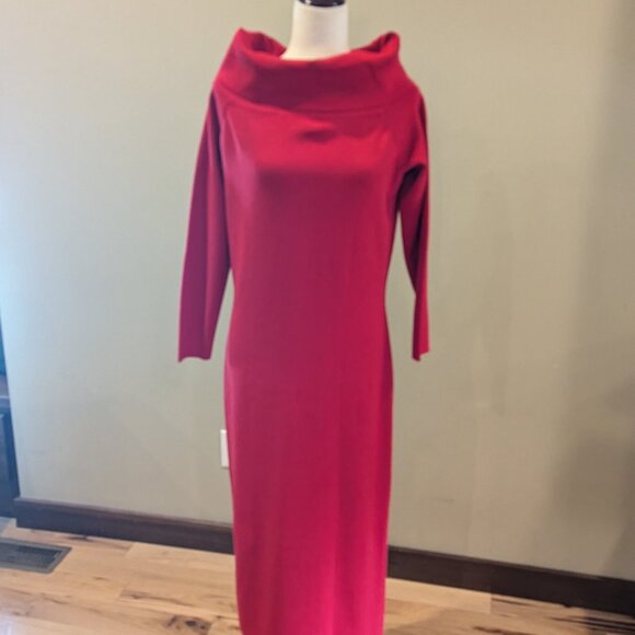 Ann Taylor Off The Shoulder Midi Sweater Dress - Picture 5 of 9